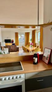 Kuchyň nebo kuchyňský kout v ubytování Apartment Römerhaus