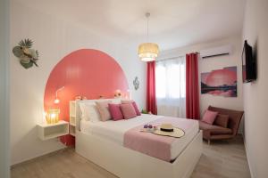 Posteľ alebo postele v izbe v ubytovaní Golden Holiday 2 Ville con piscine indipendenti e separate