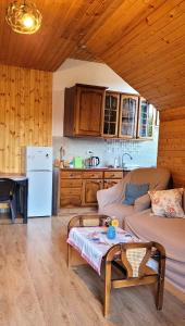 Kuchyň nebo kuchyňský kout v ubytování Dream House
