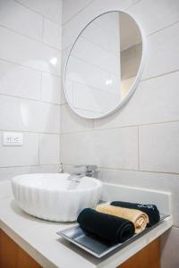 Koupelna v ubytování Residencial Nany
