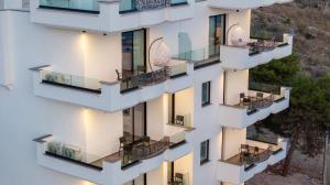 Balkón nebo terasa v ubytování Arrei Hotel