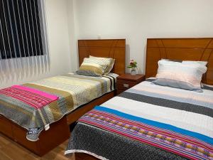 Кровать или кровати в номере Turista en casa Apartamento con 100 m2