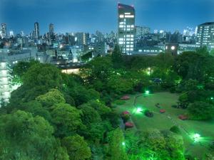 a city with a lot of tall buildings and trees at Rihga Royal Hotel Tokyo in Tokyo