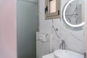 Koupelna v ubytování Koks’ Guesthouse