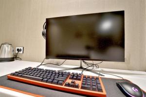 TV a/nebo společenská místnost v ubytování Daegu Hotel Rubato