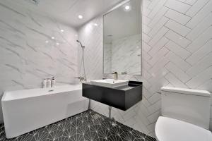 Koupelna v ubytování Daegu Hotel Rubato