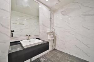 Koupelna v ubytování Daegu Hotel Rubato