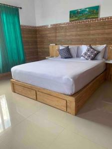 เตียงในห้องที่ 3 bedroom villa with private pool, 7min to beach +16 ภาพ