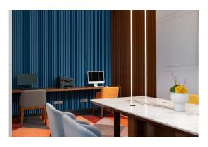 TV a/nebo společenská místnost v ubytování 南宁兴宁希尔顿欢朋酒店 Hampton by Hilton Nanning Xingning