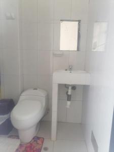Koupelna v ubytování Ayahuasca Hostel