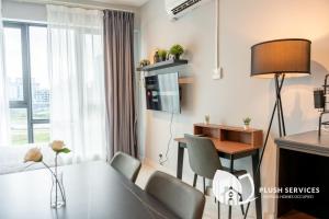 Kuchyň nebo kuchyňský kout v ubytování Edumetro at Subang Jaya
