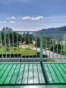 a view from the balcony of a house at Villa Paiton Bromo in Probolinggo