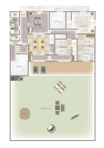 El plano del piso de FUJIクロスゲートハウス