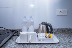 Tetera y cafetera en Hotel Hidden Kingdom