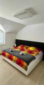 Posteľ alebo postele v izbe v ubytovaní Luxury apartman Bojnice