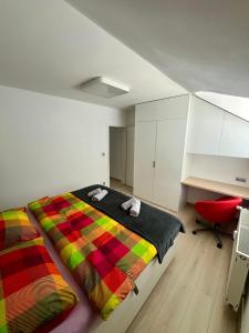 Posteľ alebo postele v izbe v ubytovaní Luxury apartman Bojnice + 8 fotografií