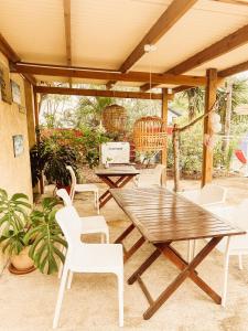 Patio nebo venkovní prostory v ubytování 1- VACOA - CHAMBRE 1 - Rdc G
