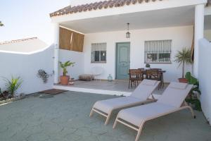 A patio or other outdoor area at Mi pequeño rincón