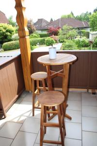 Balkon lub taras w obiekcie Ferienwohnung und Gästezimmer Gaspar