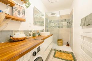 Koupelna v ubytování Tiaré