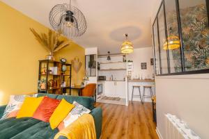 Kuchyň nebo kuchyňský kout v ubytování Tiaré