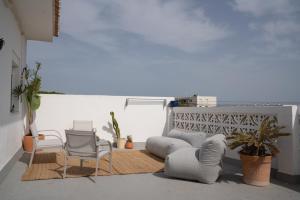 Balkón nebo terasa v ubytování Ocean view -