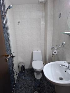 Koupelna v ubytování Guest house Skabrin