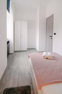 Postel nebo postele na pokoji v ubytování SAB apartman