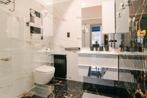 Koupelna v ubytování SAB apartman