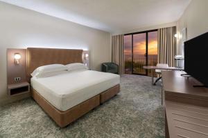 Televizorius ir (arba) pramogų centras apgyvendinimo įstaigoje Hilton Garden Inn Darwin