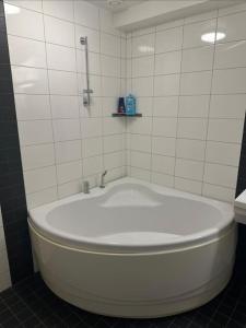 Koupelna v ubytování Nr1 På Spåret