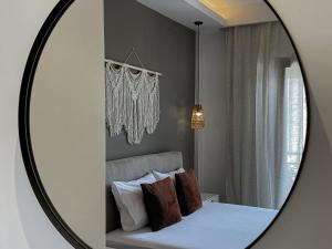 Postel nebo postele na pokoji v ubytování Hotel Eleni