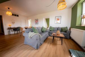 Posezení v ubytování ODA Ferien - Hunde herzlich willkommen