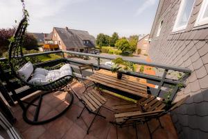 Balkón nebo terasa v ubytování ODA Ferien - Hunde herzlich willkommen