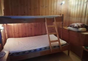 Postel nebo postele na pokoji v ubytování Sæterhaugen overnatting