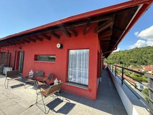 Balkón nebo terasa v ubytování Daisy Apartment 27