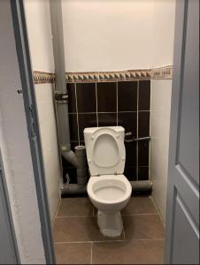 Koupelna v ubytování Hotel Rex