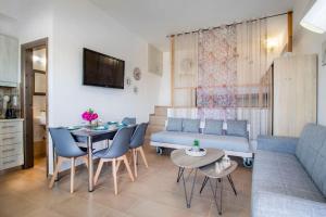 Χώρος καθιστικού στο Seaview Loft in South Crete