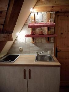 Kuchyň nebo kuchyňský kout v ubytování Konaci Gradina 3