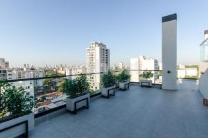 Balkón nebo terasa v ubytování Loft Near Shopping Mcal Lopez And Villa Morra