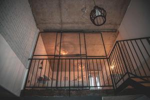 an overhead view of a cage in a building at Kape Loft in Cape Town