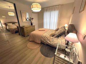 Letto o letti in una camera di Gite des graverots
