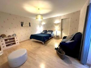 Letto o letti in una camera di Gite des graverots