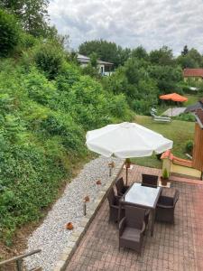 Zahrada ubytování apartemente Kleeblatt