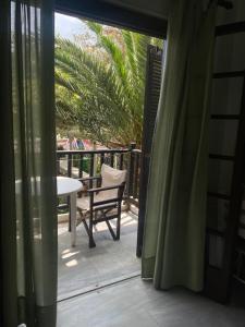 Balkon oz. terasa v nastanitvi Zefiros