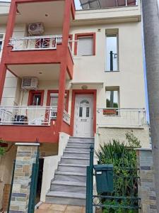 Balkón alebo terasa v ubytovaní ZISIS APARTMENTS No3