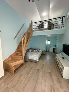 Postel nebo postele na pokoji v ubytování Halta Pescăruş Accommodation