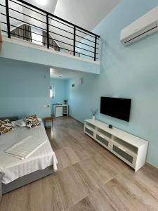 Postel nebo postele na pokoji v ubytování Halta Pescăruş Accommodation