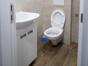 Vannituba majutusasutuses Apartman Centar 18
