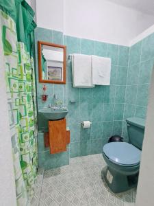 Koupelna v ubytování Hotel Las Palomitas